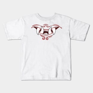 Oni Mouth Red Kids T-Shirt